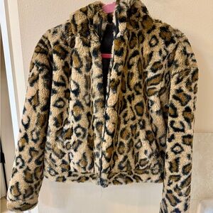 UGG Mandy Faux Fur Hooded Jacket XS